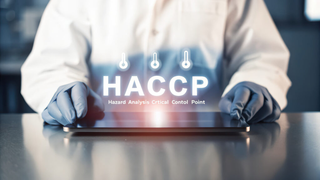HACCP quality control in food manufacturing